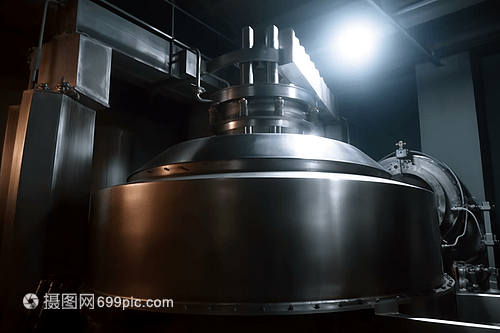 工业工厂离心机3D概念图