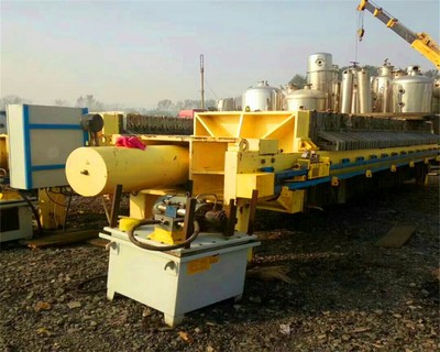 广元回收二手500平方景津隔膜压滤机