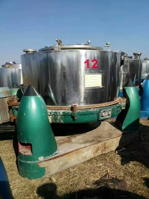 二手1250衬塑平板吊带离心机