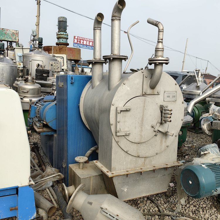 二手p-500l双推离心机 卧式双级推料离心设备 连续操作过滤离心机械